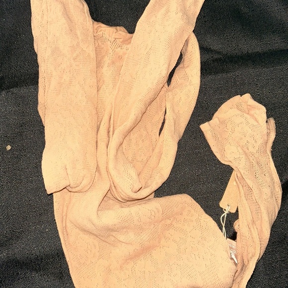 Skims Knit Lace Catsuit Ochre - Picture 7 of 8